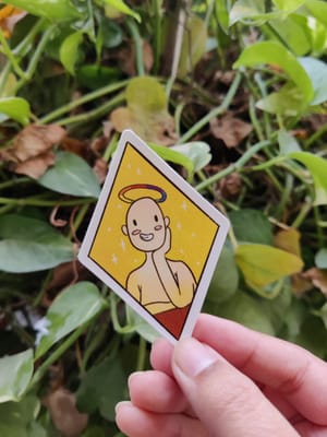 Rainbow Band Over Head Sticker